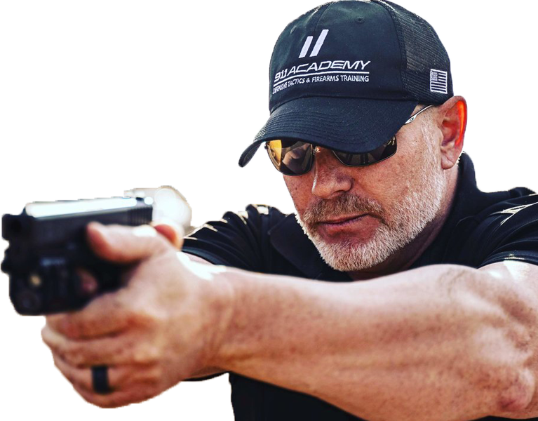 Chad talbot 911 academy firearms training pointing pistol
